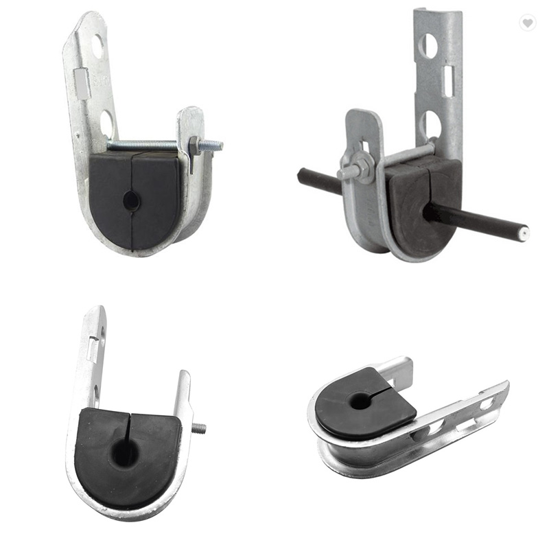 CW-SDC: J Type Suspension Clamp for Double Cables 14/16mm