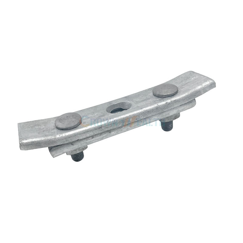 Custom Galvanized Steel Line Cable Clamp Three Bolt Guy Straight Adss Cable Suspension Guy Clamp