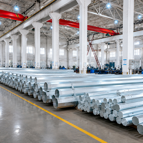 Build Stronger Networks with Premium Galvanized Steel Utility Poles