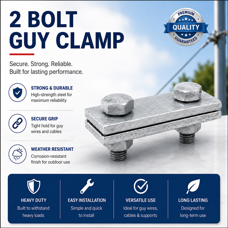 2 Bolt Guy Clamp