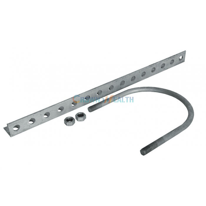 Overhead Power Telecom Crossarm Support Drop Cable 11 Holes Mount Angle Steel Bracket Cross Arm