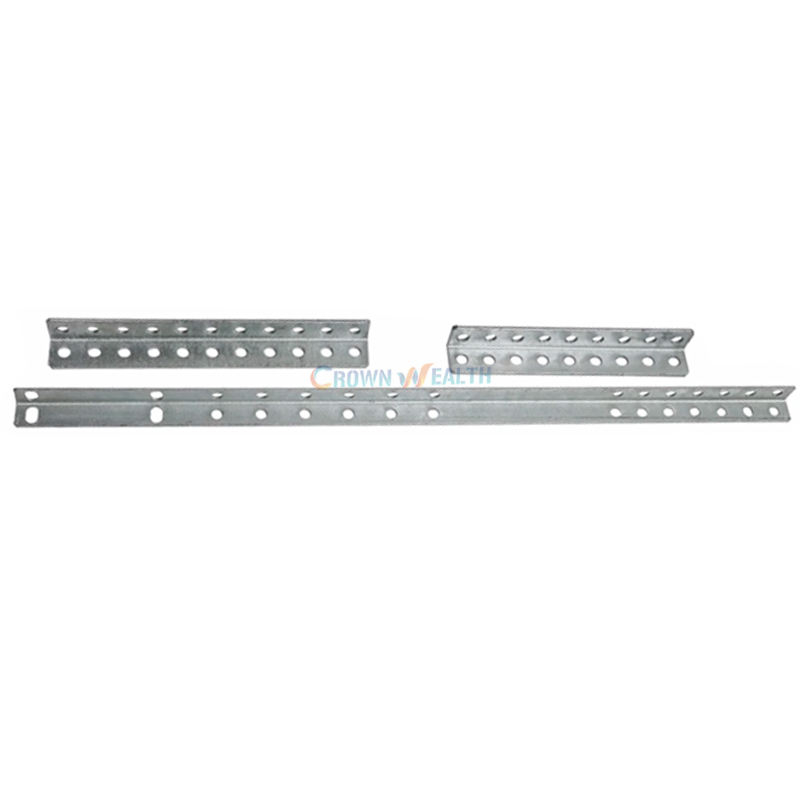 Overhead Power Telecom Crossarm Support Drop Cable 11 Holes Mount Angle Steel Bracket Cross Arm