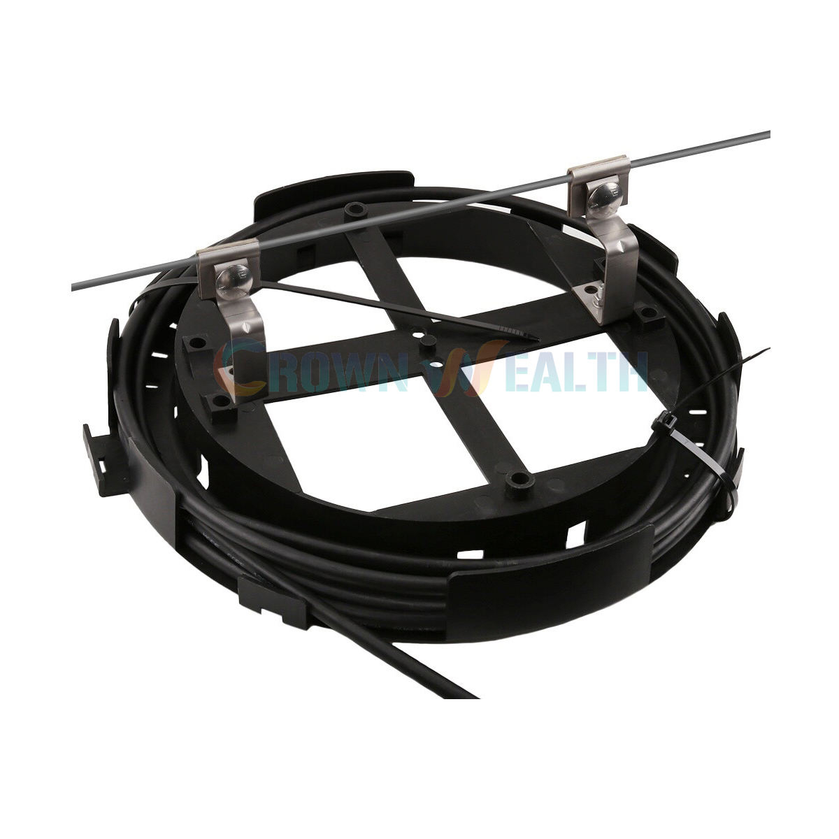 PP & Fiberglass Fiber Optic Cable Slack Storage Bracket – Durable Pole Line Cable Management Solution