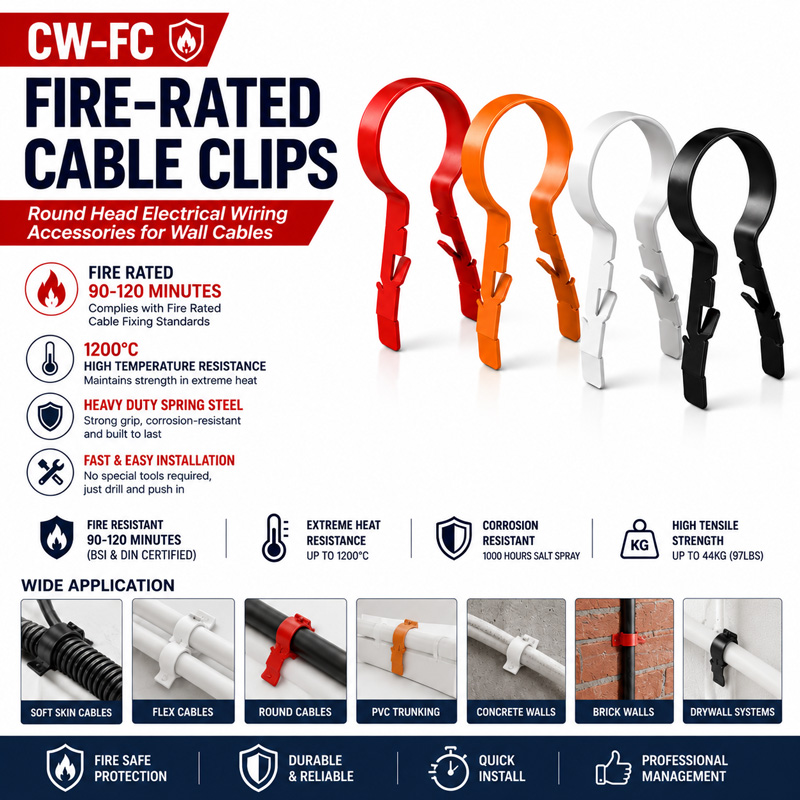 fire cable clips toolstation