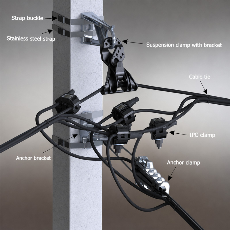 CWIPC-TTD451: TTD 25-95 mm² ABC Electrical Cable Insulation Piercing Connectors
