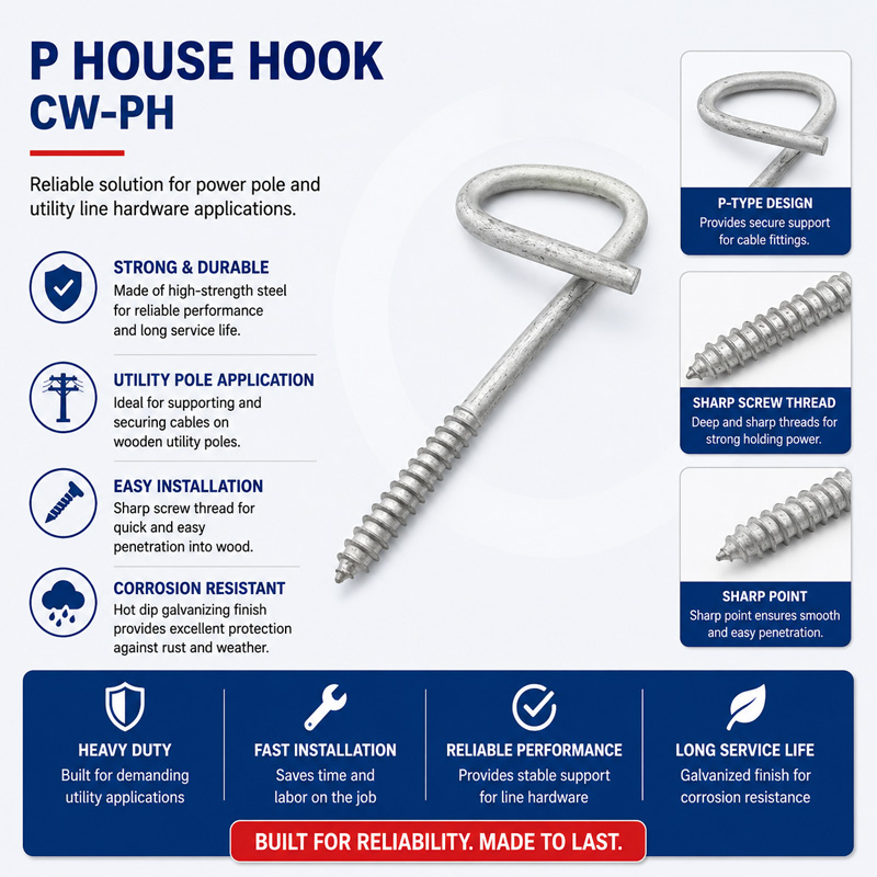 CW-PH : P House Hook